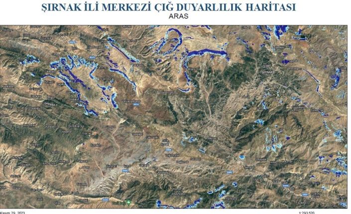 Şırnak’ta ’çığ hazırlık ve müdahale tedbirleri’ koordinasyon toplantısı yapıldı