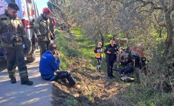 Tamire götürmek istediği traktörün altında kalan sürücü hayatını kaybetti