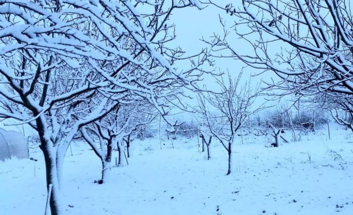 Tekirdağ Hayrabolu’da kar yağışı