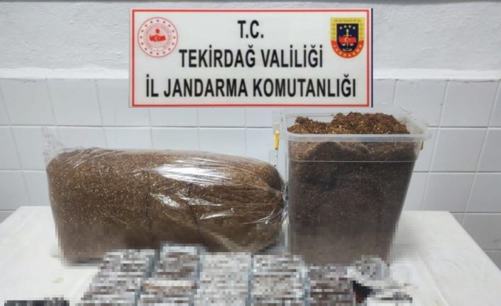 Tekirdağ’da kaçak tütün operasyonu