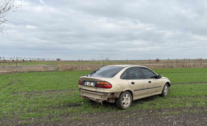 Tekirdağ’da otomobil tarlaya uçtu: 1 yaralı