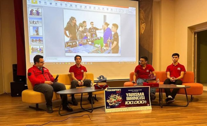 Teknofest birincileri, Çal’da gençlerle buluştu
