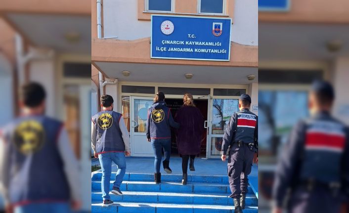 Yalova’da 12 yıl kesinleşmiş hapis cezası bulunan kadın hükümlü yakalandı