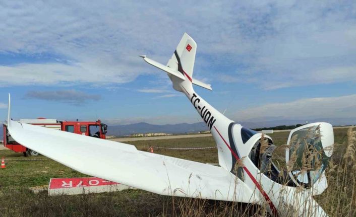 Yenişehir Havalimanı’nda uçak kazası