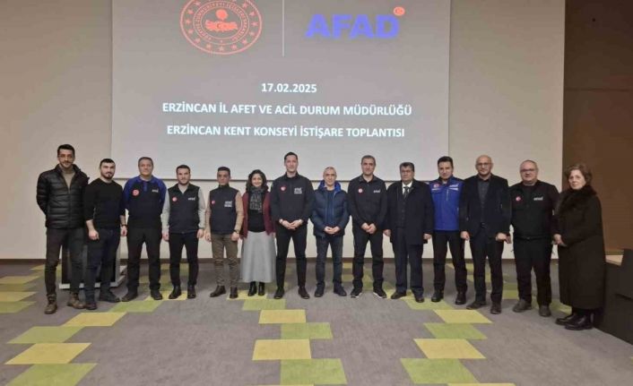 AFAD, Erzincan Kent Konseyi Üyeleri ile toplantı düzenledi