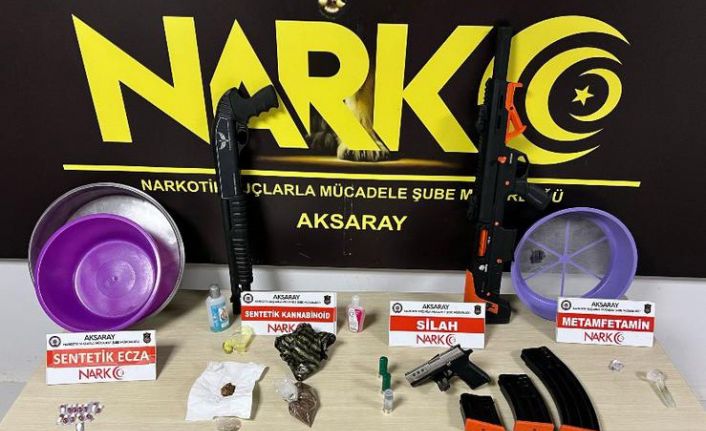 Aksaray’da uyuşturucu operasyonuna 7 tutuklama