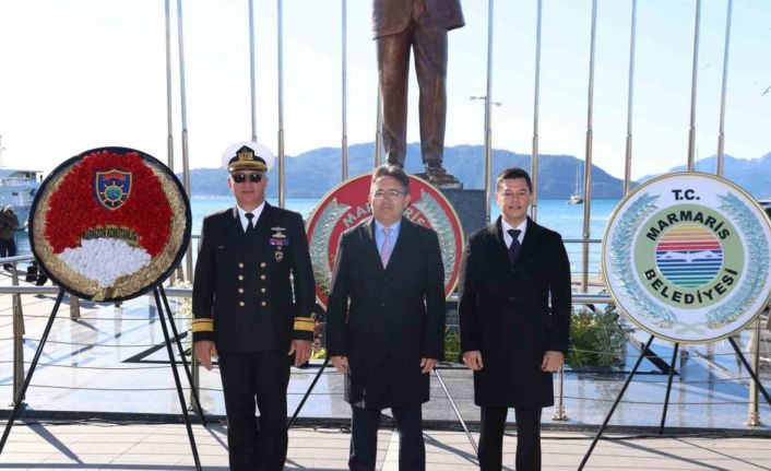 Atatürk’ün Marmaris’e gelişinin 90’ıncı yıl dönümü törenle kutlandı