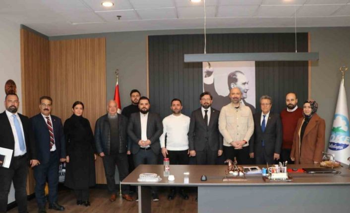 Aydın Gazeteciler Cemiyeti Başkanı Çetin, Başkan Arıkan ile görüştü