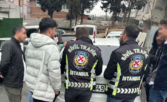 Bahçelievler’de trafiği tehlikeye atan konvoyundakiler yakalandı