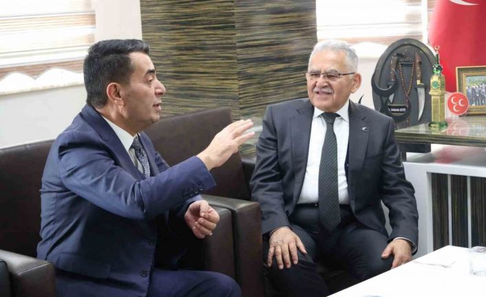 Başkan Büyükkılıç’tan Bünyan Belediye Başkanı Metin’e ziyaret