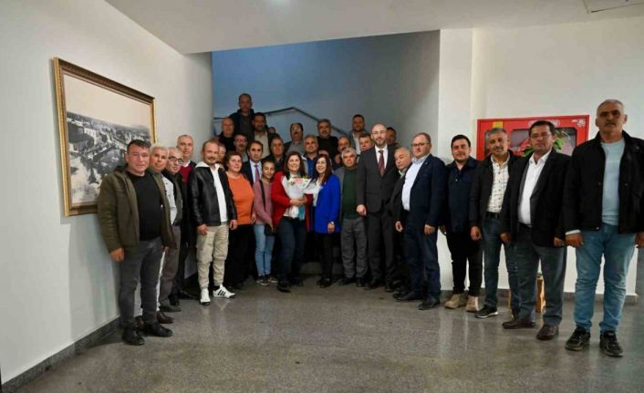 Başkan Zencirci ve muhtarlar, Çerçioğlu ile görüştü