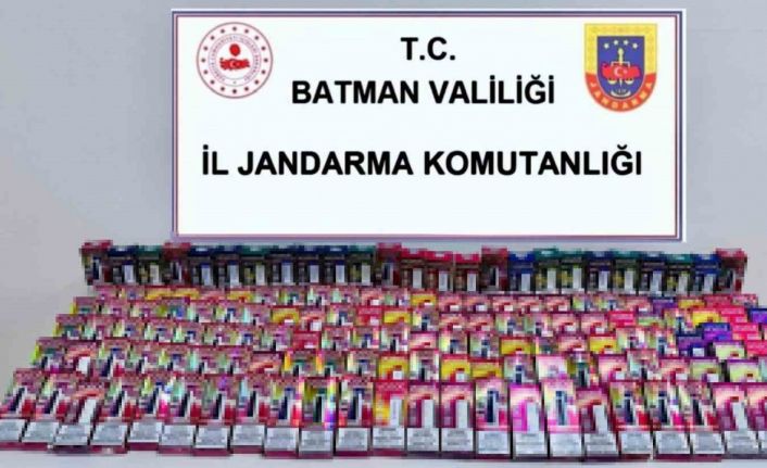 Batman’da kaçak elektronik sigaralar ele geçirildi