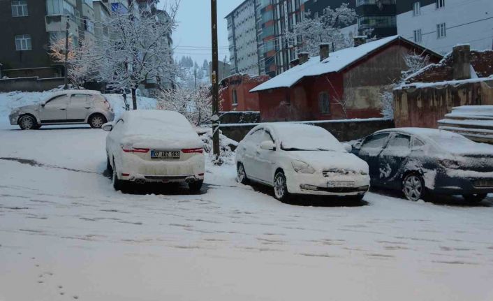 Bitlis’e beklenen kar geldi