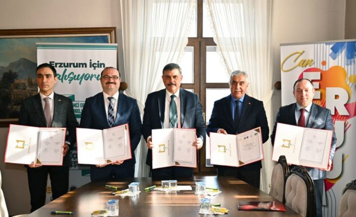 Can Erzurum projesi için imzalar atıldı