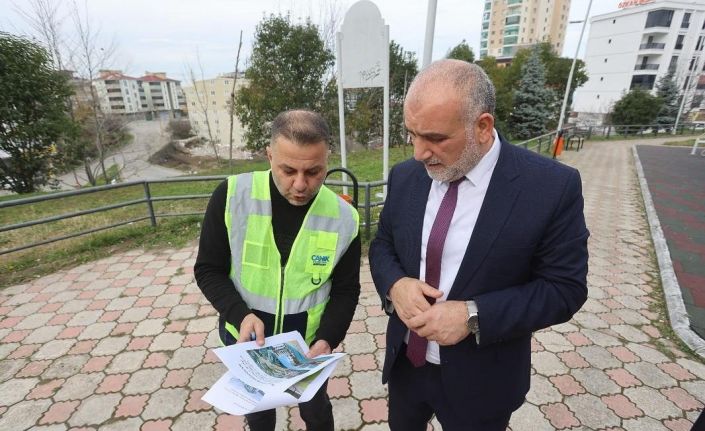 Canik’in park ve sokaklarına modern dokunuş