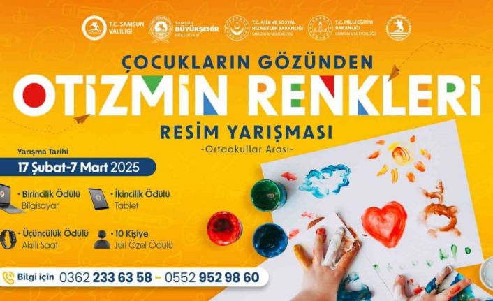 "Çocukların Gözünden Otizmin Renkleri" resim yarışması