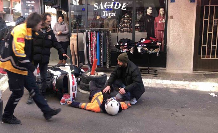 Çorlu’da trafik kazası: 1 yaralı