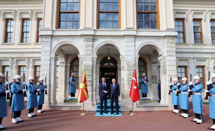 Cumhurbaşkanı Erdoğan, Kuzey Makedonya Başbakanı Mickoski’yi kabul etti