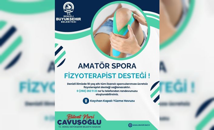 Denizli Büyükşehir genç sporculara fizyoterapist desteği sağlayacak