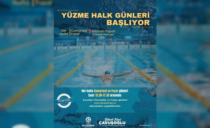 Denizli Büyükşehir yüzme tutkunlarını mutlu edecek