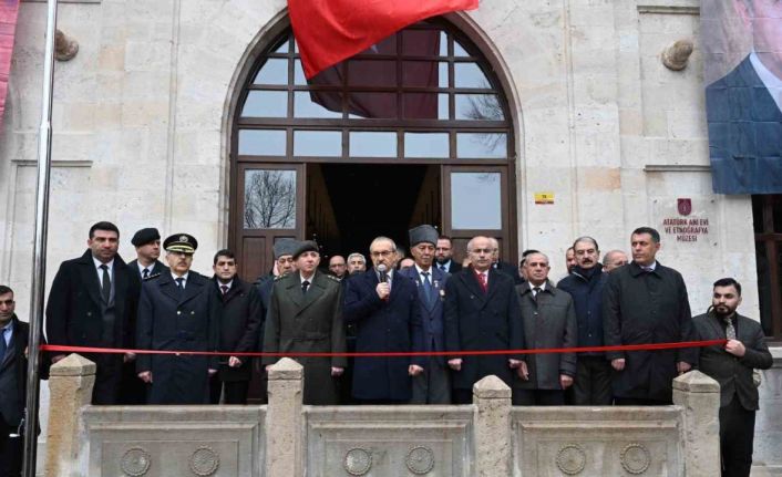 Depremde hasar alan Atatürk Evi yeniden hizmete girdi
