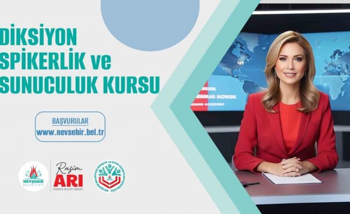 ’Diksiyon, Spikerlik ve Sunuculuk’ kurs kayıtları başladı