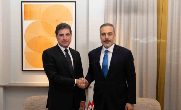 Dışişleri Bakanı Fidan, IKBY Başkanı Barzani ile görüştü