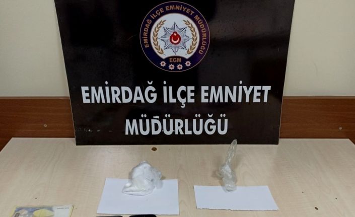 Emirdağ’da uyuşturucu madde ele geçirildi