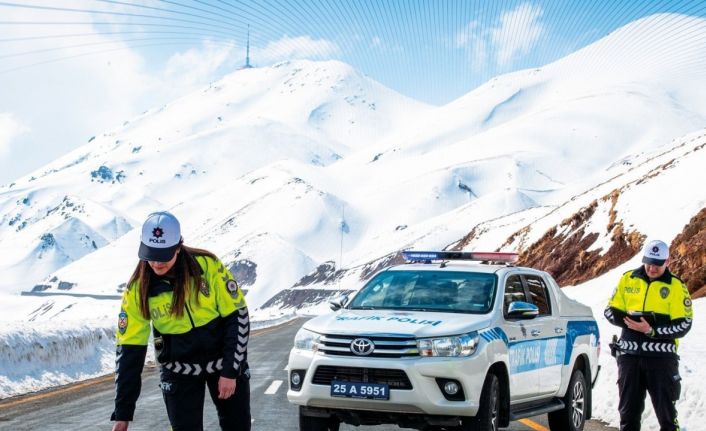 Erzurum’da kent merkezinde bir ayda 90 kaza