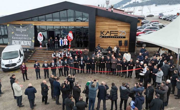 Erzurum’un yeni gözde mekânı: Palandöken kafe 25 açıldı