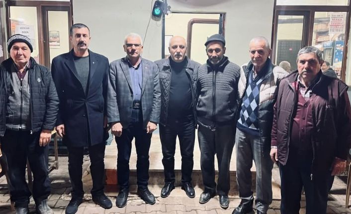 Eski Başkan Davut Aydın ziyaretlerine devam ediyor