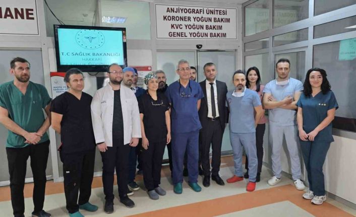 Hakkari’de ikinci kez bypass ameliyatı yapıldı