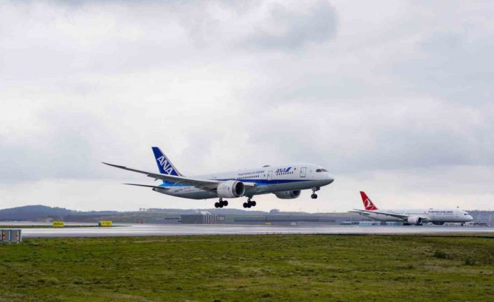 İstanbul Havalimanı’nın 111. misafiri japon havayolu All Nippon Airways oldu