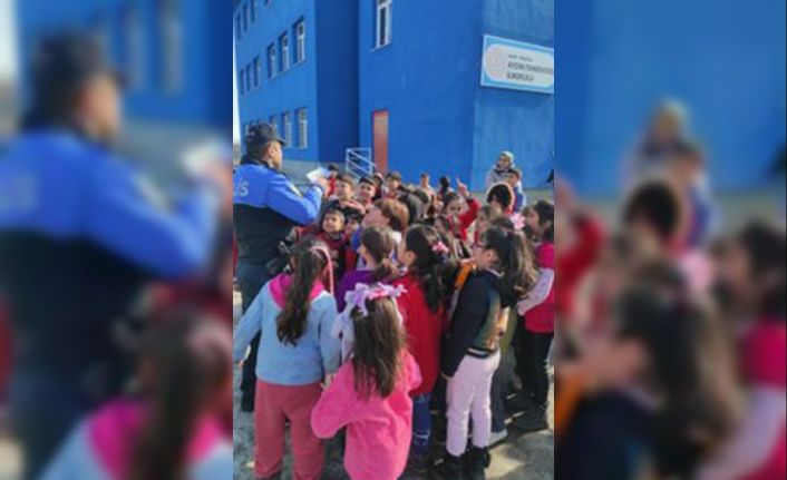 Kars’ta öğrencilere asayiş ve güvenlik eğitimi verildi