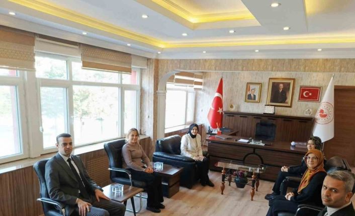 Kaymakam Kılıç cezaevi müdürüyle bir araya geldi