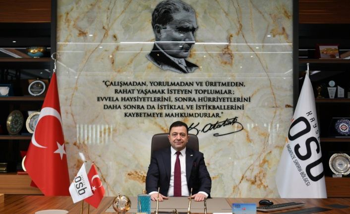 Kayseri OSB Başkanı Yalçın Kayserililerin ve Sanayicilerin Berat Kandilini kutladı