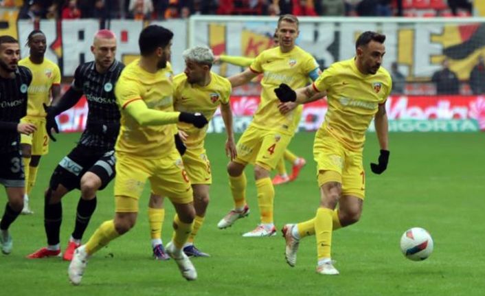 Kayserispor 25 maç sonra 3 gol attı