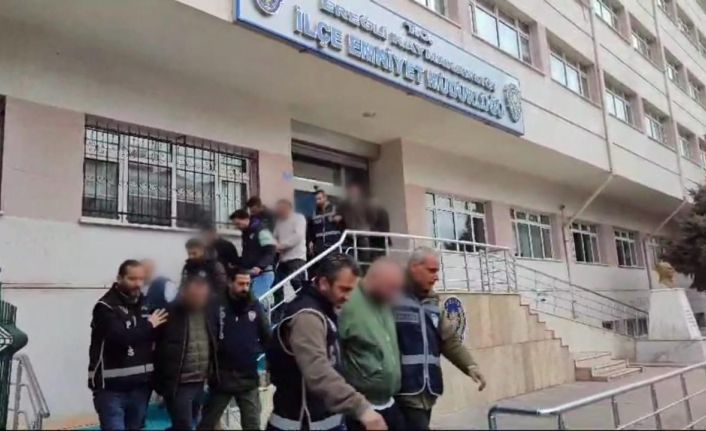 Konya’da suç örgütüne operasyon: 5 tutuklama