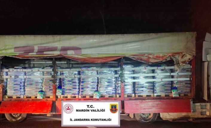 Mardin’de 25 ton sahte toz deterjan ele geçirildi