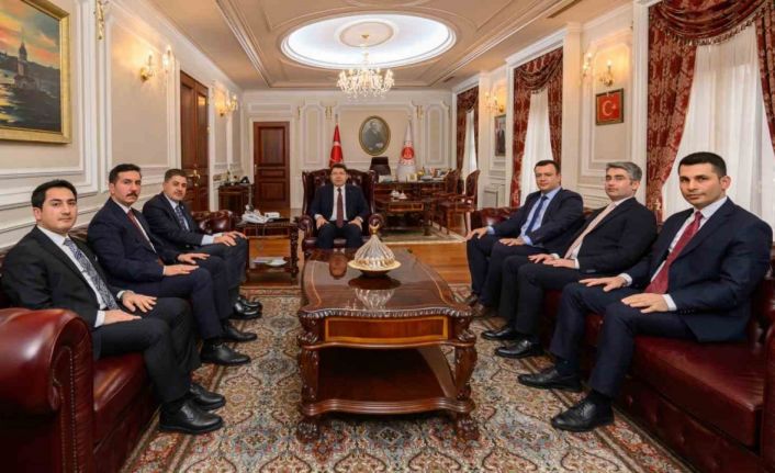 Milletvekili Şan, Adalet Bakanı Yılmaz Tunç’u ziyaret etti