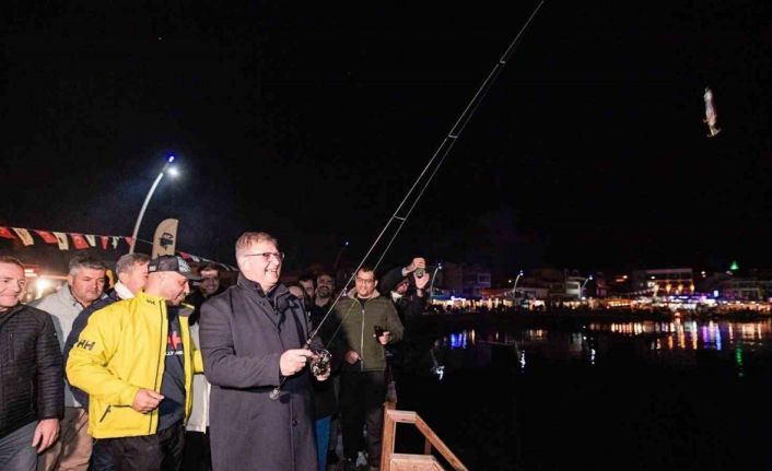 Mordoğan’da balık avı heyecanı