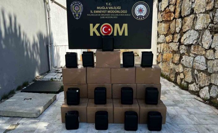 Muğla’da kaçak alkol operasyonu