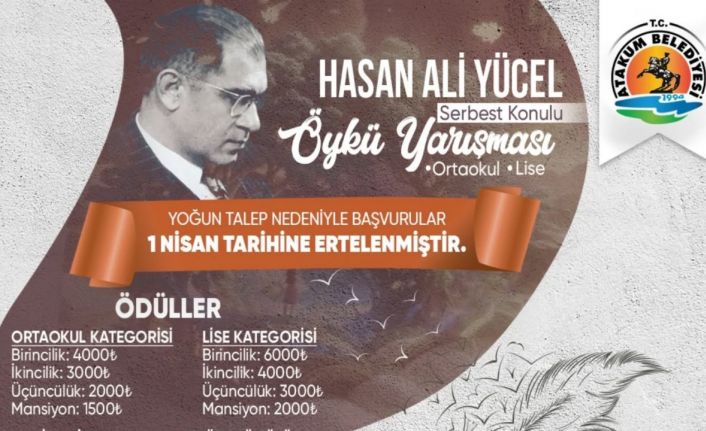 Öykü yarışması başvuru süresi uzatıldı