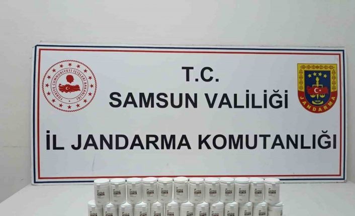Samsun’da jandarmadan uyuşturucu operasyonu: 2 gözaltı