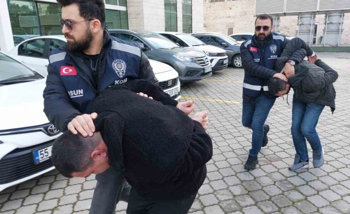 Samsun’da silah operasyonunda yakalanan 2 kişi tutuklandı