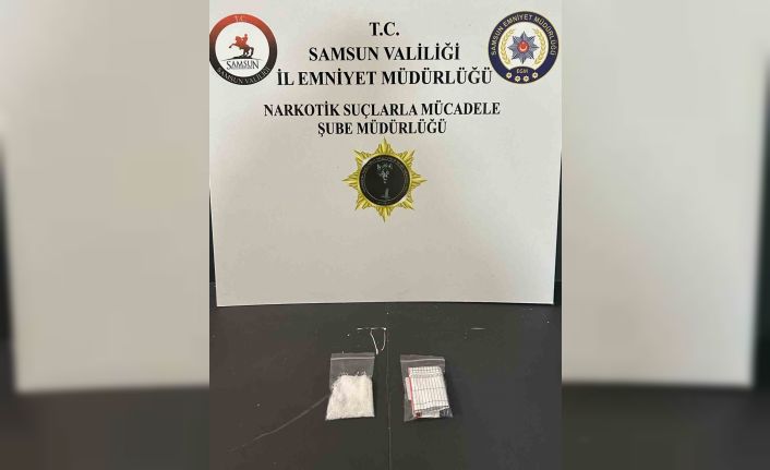 Samsun’da uyuşturucuyla yakalanan şahıs gözaltına alındı