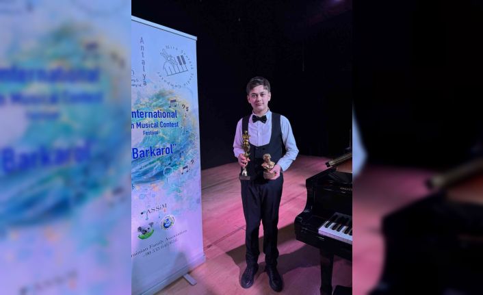 SANKO Okulları öğrencisi piyano yarışmasında birinci oldu