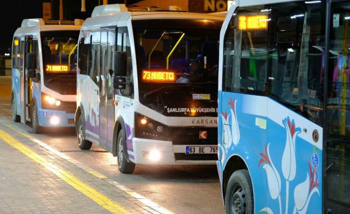 Şanlıurfa’da gece ulaşımı başladı
