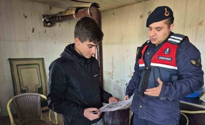 Soba zehirlenmelerine karşı Jandarma tarafından uyarı yapıldı