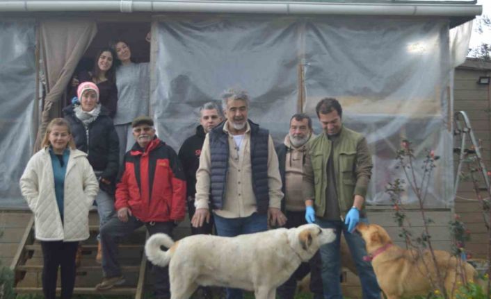 Sokak hayvanları için örnek imece